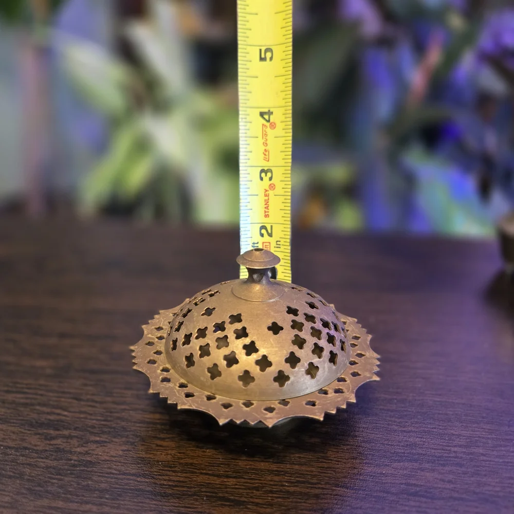 Antique Brass Incense Holder